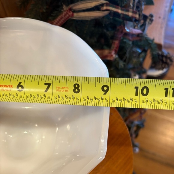 Anchor Hocking milk glass pedestal bowl vintage 1960’s  unmarked - Picture 5 of 7